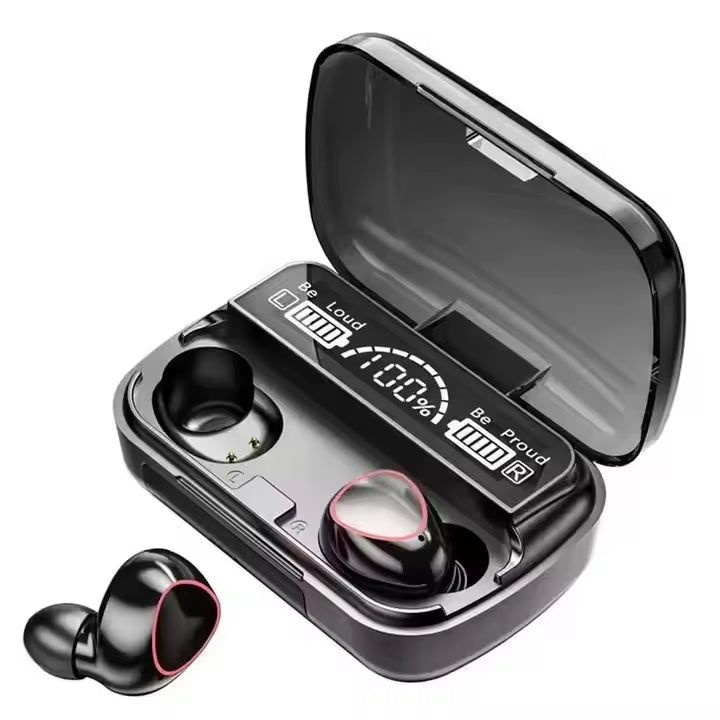 Casque Sans Fil Bluetooth avec Microphone & Power Bank