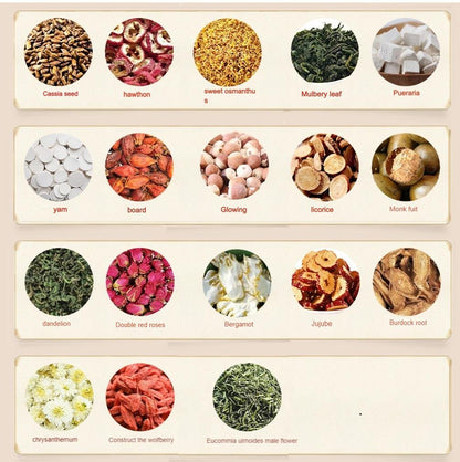 Thé aux Plantes 18 saveurs - Infusion Détox & Digestive