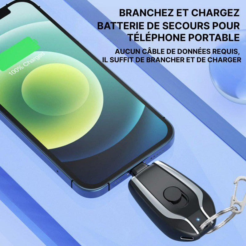 Mini Chargeur Porte-clés Pour Téléphone