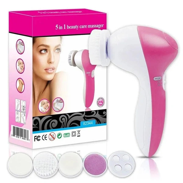 Brosse de visage Gommage et Massage 5 en 1